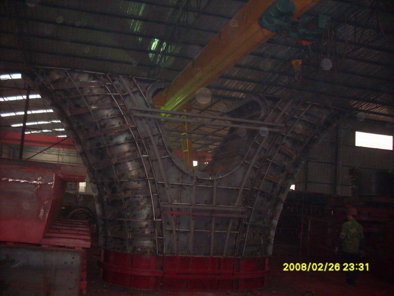 省建七公司成简快速路墩柱钢模2